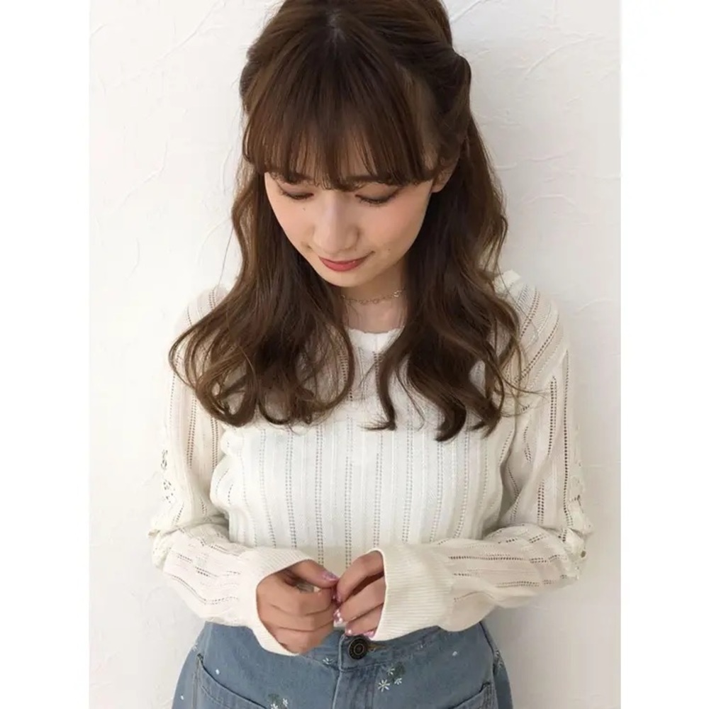 Japanese Brand Dazzlin Long Sleeve Knit Sweater